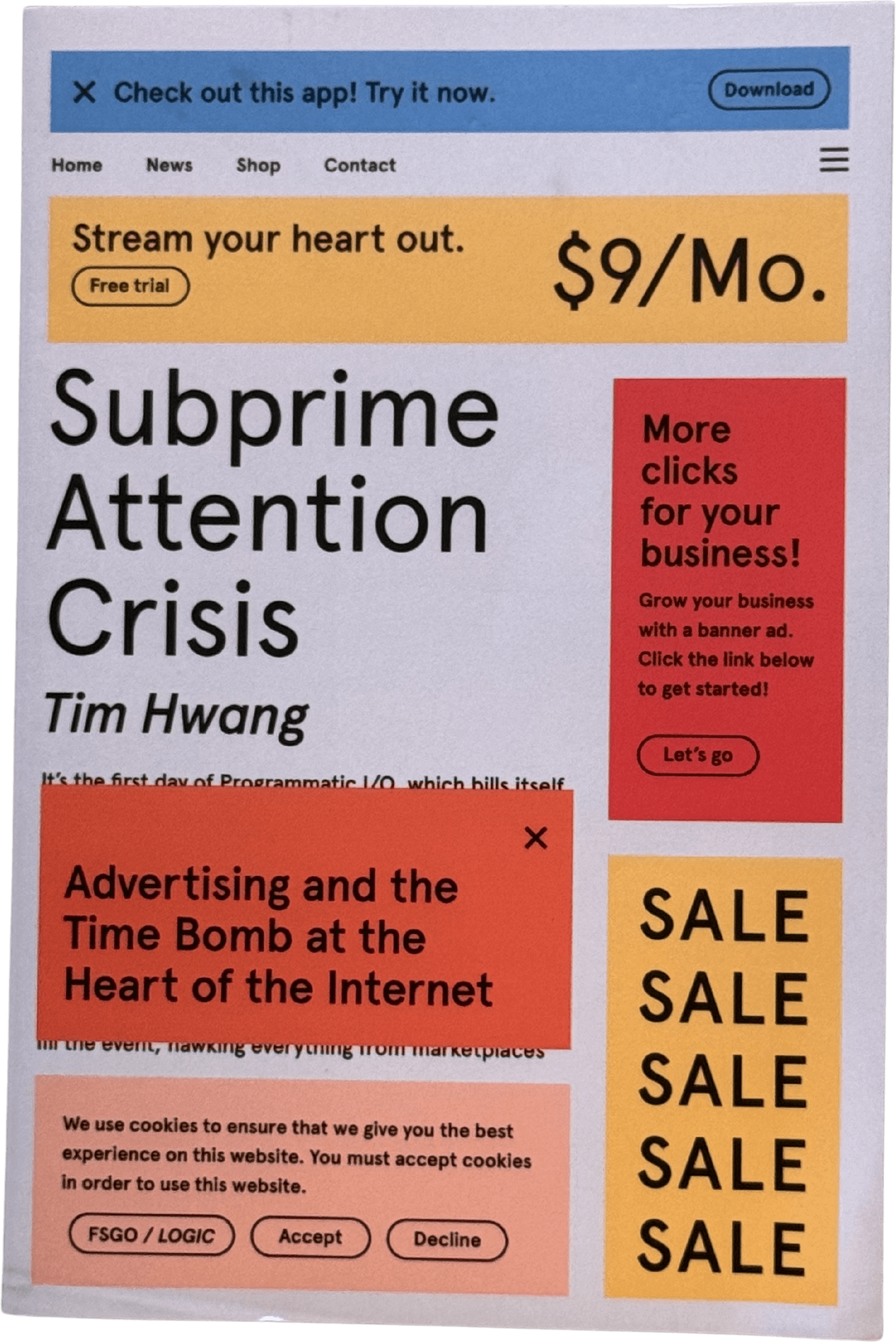 Subprime Attention Crisis
